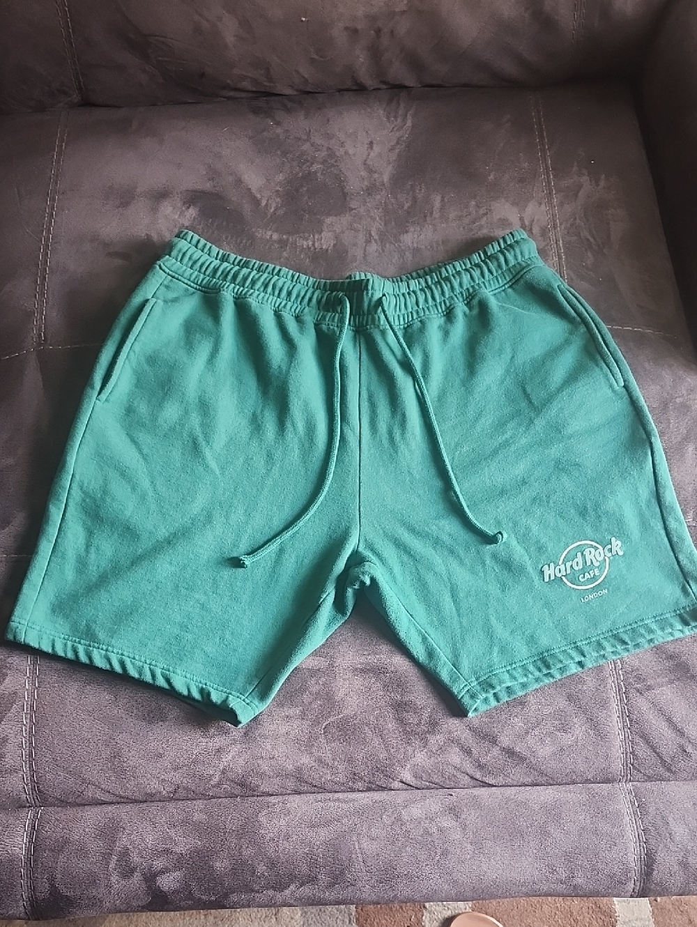Hard Rock Cafe Teal Men's Athletic Shorts